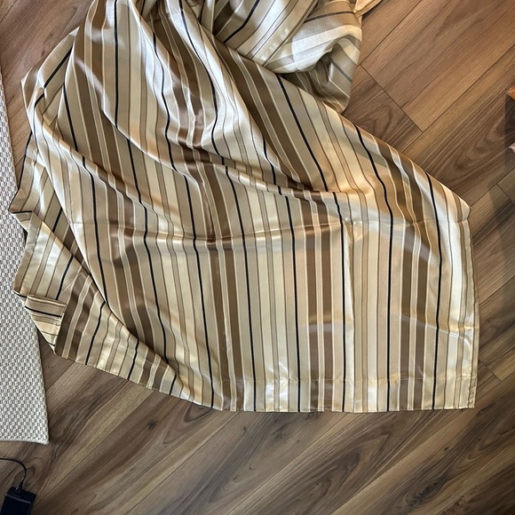 Striped Satin Curtains - Picture 2 of 3